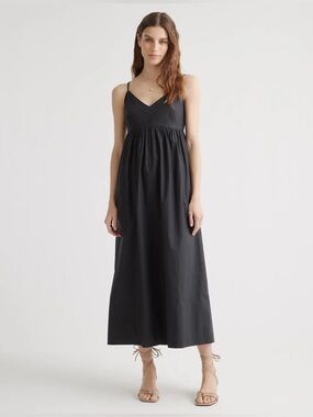 Quince 100% Organic Cotton Sleeveless Maxi Dress
